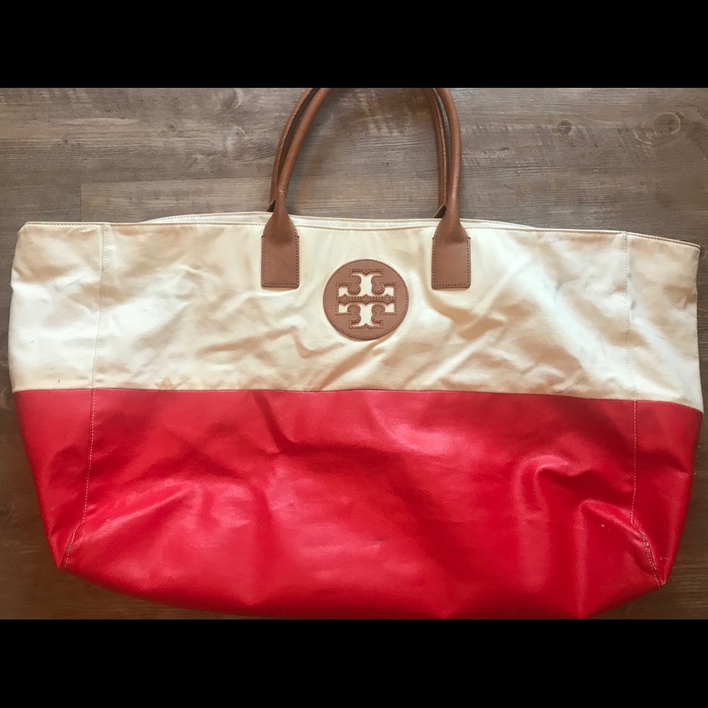 Tory Burch Large Canvas Tote